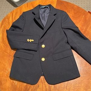 Vineyard vines navy boys blazer with gold buttons